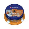 DVD-R VERBATIM - Spindle De 25 - Inkjet Matt Printable - 16x - 4.7 Go