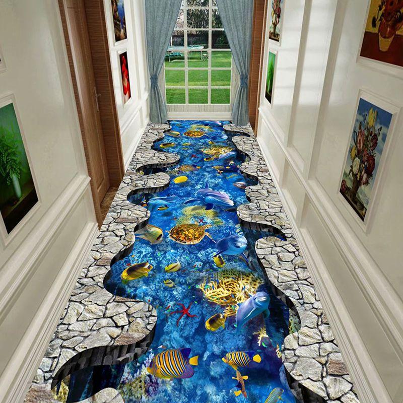 3D Коридорные ковры для прихожей, гостиной, украшения дома, лобби отеля, длинный ковер, придверный коврик, коврик для лестничной площадки
