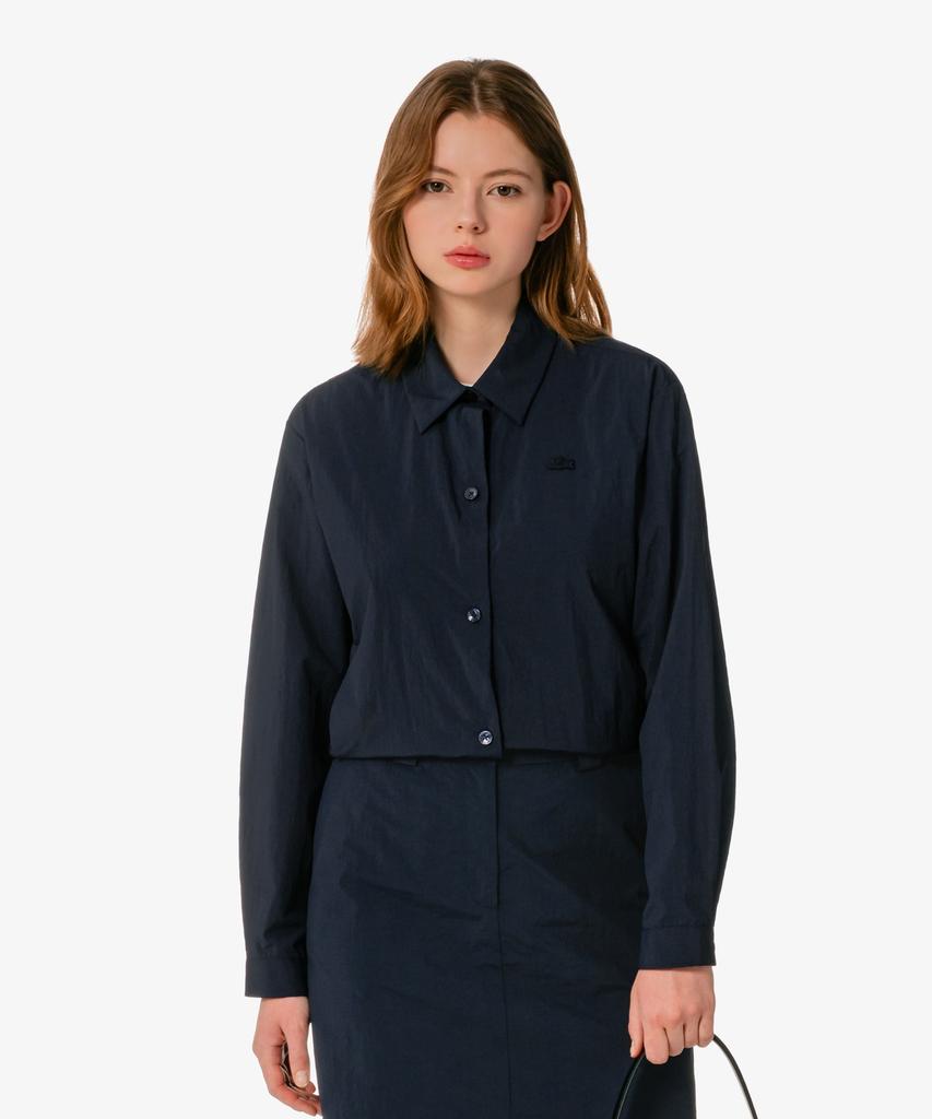 LACOSTE Женская верхняя одежда Рубашка с деталью-галстуком Cf026E-56G Hde