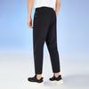 Anta Серия для бега, однотонный логотип, прямые укороченные повседневные брюки со средней талией, мужские брюки, черные 152325501-1