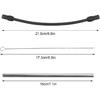 Coffee Machine Replacement Tubes: Includes Silicone Milk Tube, Stainless Steel Milk Tube, Compatible with , Coffee Maker Milk Foam Straw with