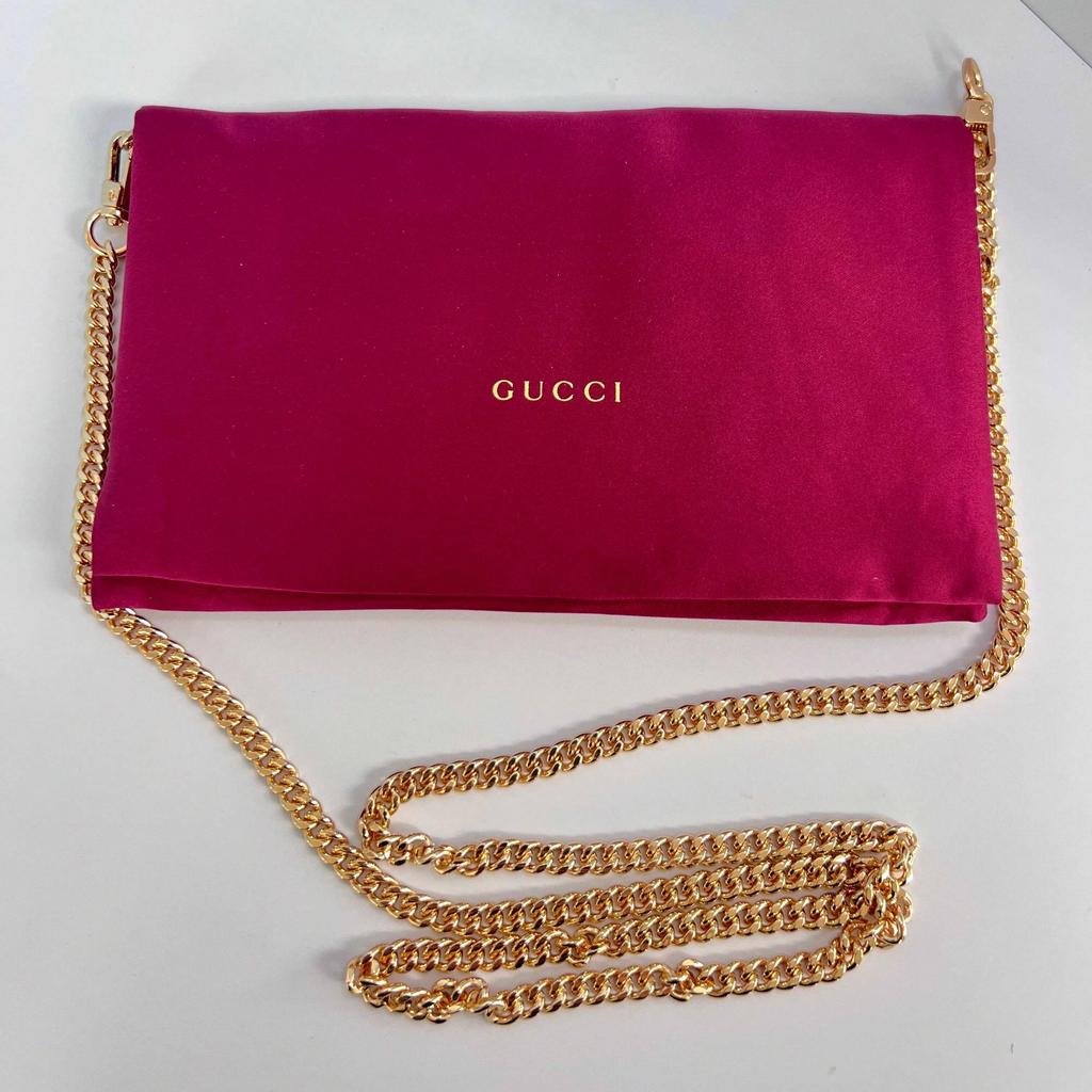 Классическая красная косметичка с цепочкой для женщин, ручная портативная сумка для туалетных принадлежностей, большая вместимость для косметики, идеально подходит для ежедневного использования GUCCI-ПОДАРОК-62