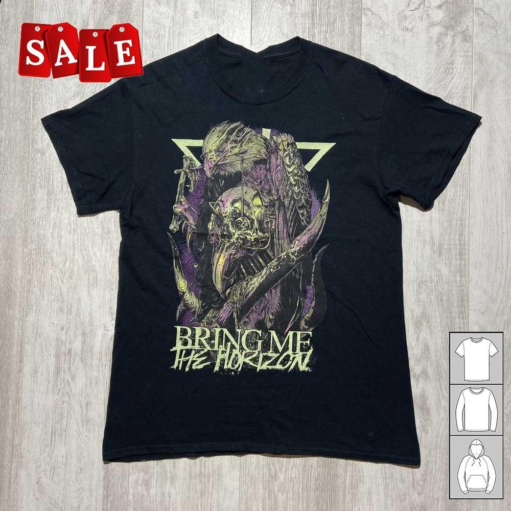 Новая группа Винтаж Bring Me The Horizon Рождественский подарок Унисекс S5XL Рубашка Унисекс Футболка