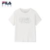 FILA Girls' Summer Short-Sleeve Round Neck T-Shirt
