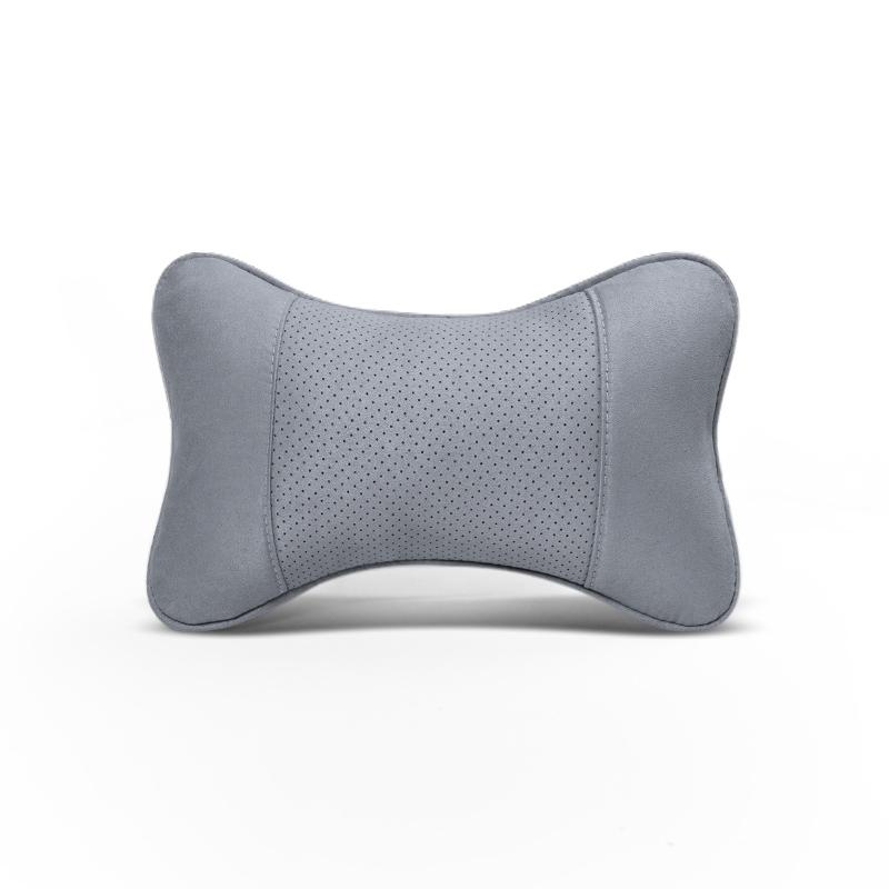 1pc Car Headrest With Soft Suede Upholstery Decoration For Mercedes Benz Smart W205 C300 W203 W206 W108 W124 W126 W140 W168 W169