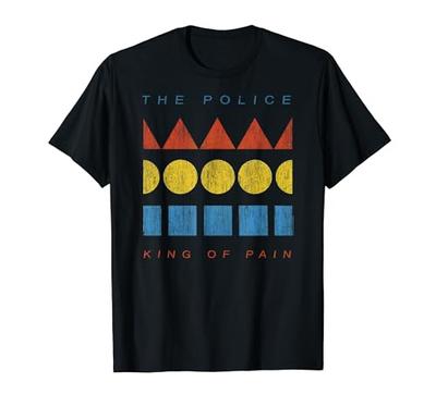 Официальная футболка рок-группы The Police King Of Pain
