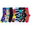 New Arrived Brand Fashion Socks Colorful Novelty Men Socks Chicken Geometry Pattern Cotton Socks