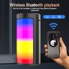LED High Power Wireless Bluetooth Speakers FM Radio Wireless Bass Subwoofer Music Player Colorful Luminous Waterproof Speakers