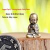 Дзен-микроландшафт: Медный пейзаж с Буддой для чайных и благовонных ритуалов, Декор в стиле бонсай