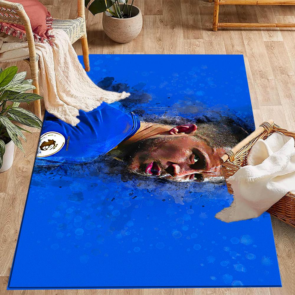 Belgian Football Star Carpet Perfect for Game Room Decorate room Outdoor Kitchen Anti-slip Rug Office home decor Perfect Birthday/Christmas Gift Idea