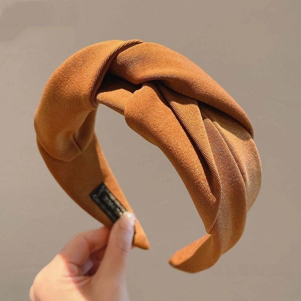 Sweet Bow Hair Claw Wide Side Braided Headband Fashion Hair Band Girls Accessories