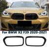 ABS Pair Front Bumper Grill Grille Frame For BMW X2 F39 Auto Accessories Carstyling