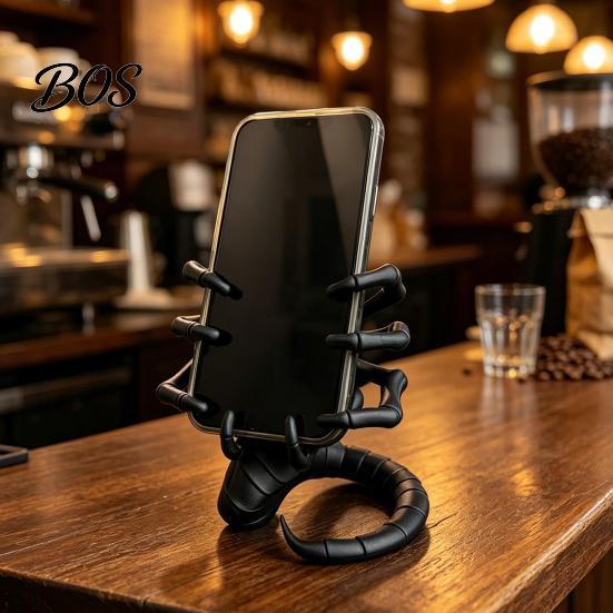 Unique Desk Accessories Sci-Fi Horror Theme Phone Holder, 3D Printed Ornament, Exotic Home Decor Creative Stable PLA Stand for And Office Sci Fi