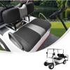 Чехлы на переднее сиденье гольф-кара, подходят для EZGO TXT 1994-2013, Стирка, Дышащая сетчатая ткань, Регулируемый чехол на сиденье для гольф-кара, Черный и серый