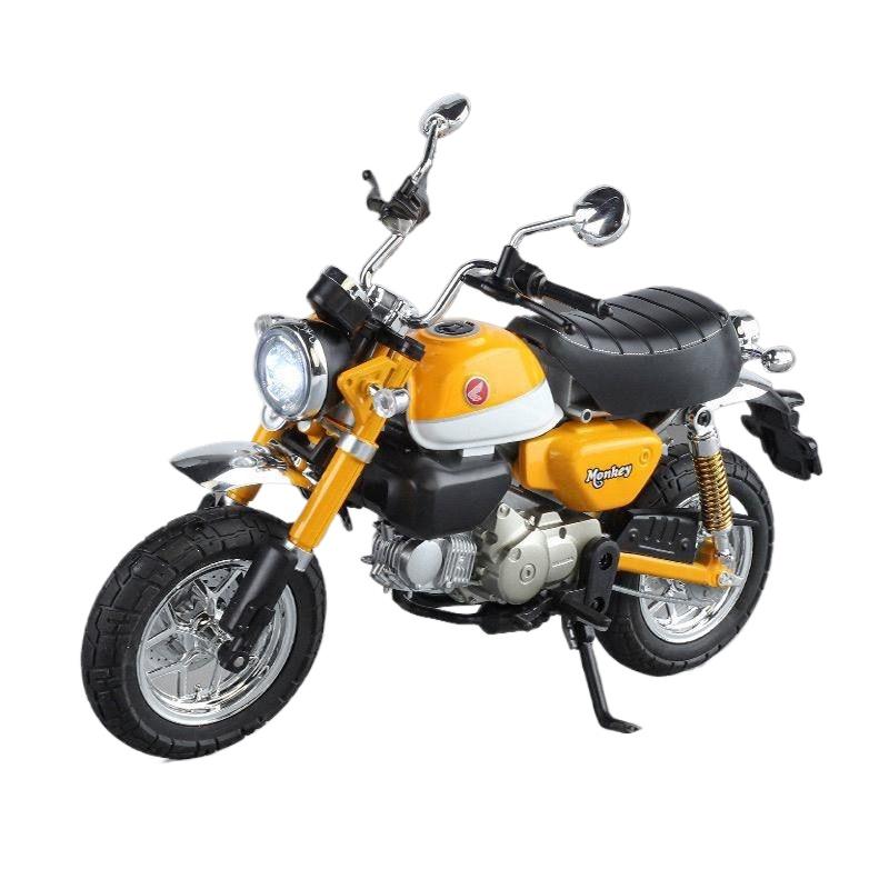 1/9 Honda Monkey 125 MINI Литой из сплава Модель мотоцикла Игрушечный транспортное средство Коллекция Звук и свет Внедорожный Автоцикл Игрушки Машина