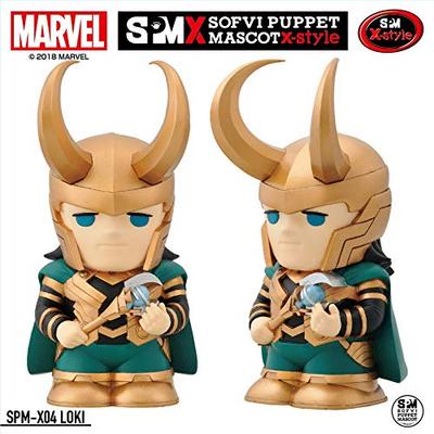 Marvel Локи Мягкая виниловая кукла-маскот X-STYLE SPM-X04