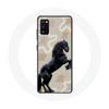 Case - Samsung - Galaxy A41 - Flexible - Black - Horse Breed