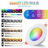 85-265v Led Smart Downlight Bluetooth-compatible Control Rgbcw Dimmable Spotlight Alexa Voice/app