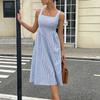 Ladies' Fashionable Casual Striped Dress