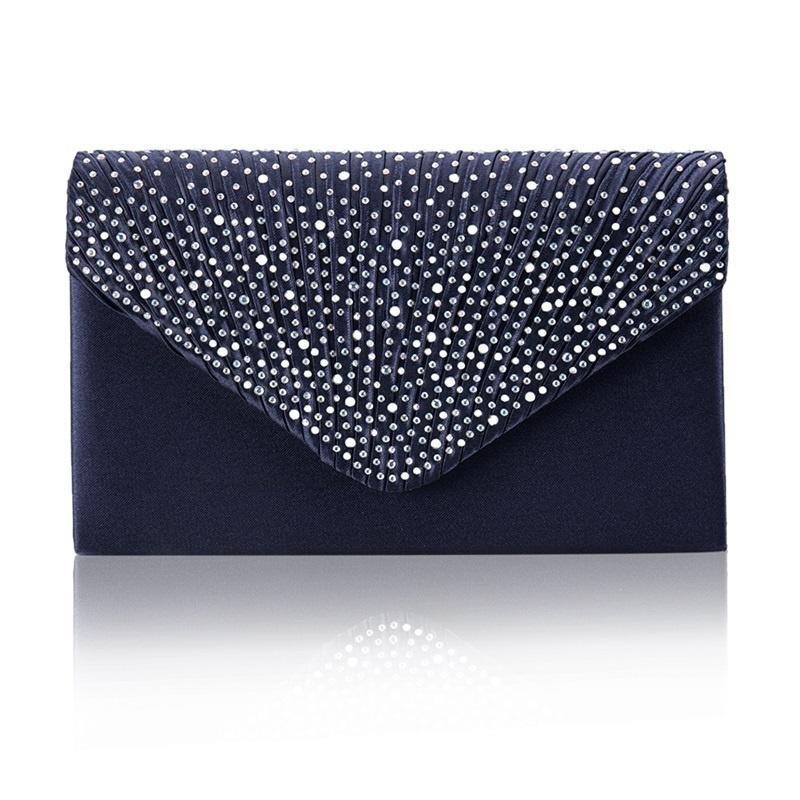 Женский клатч со стразами