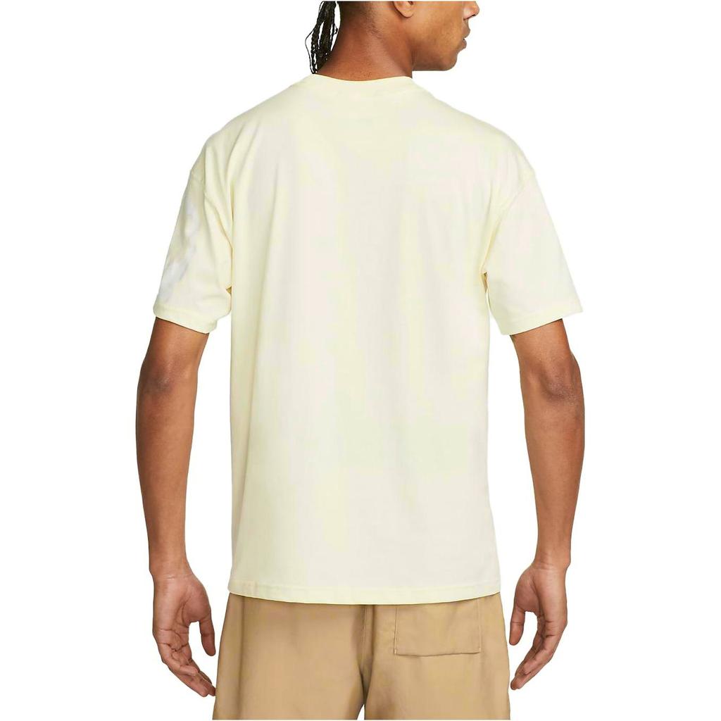 Nike Свободная футболка с короткими рукавами и цветочным принтом X Naomi Osaka, мужские топы кокосового молока DX2043-113