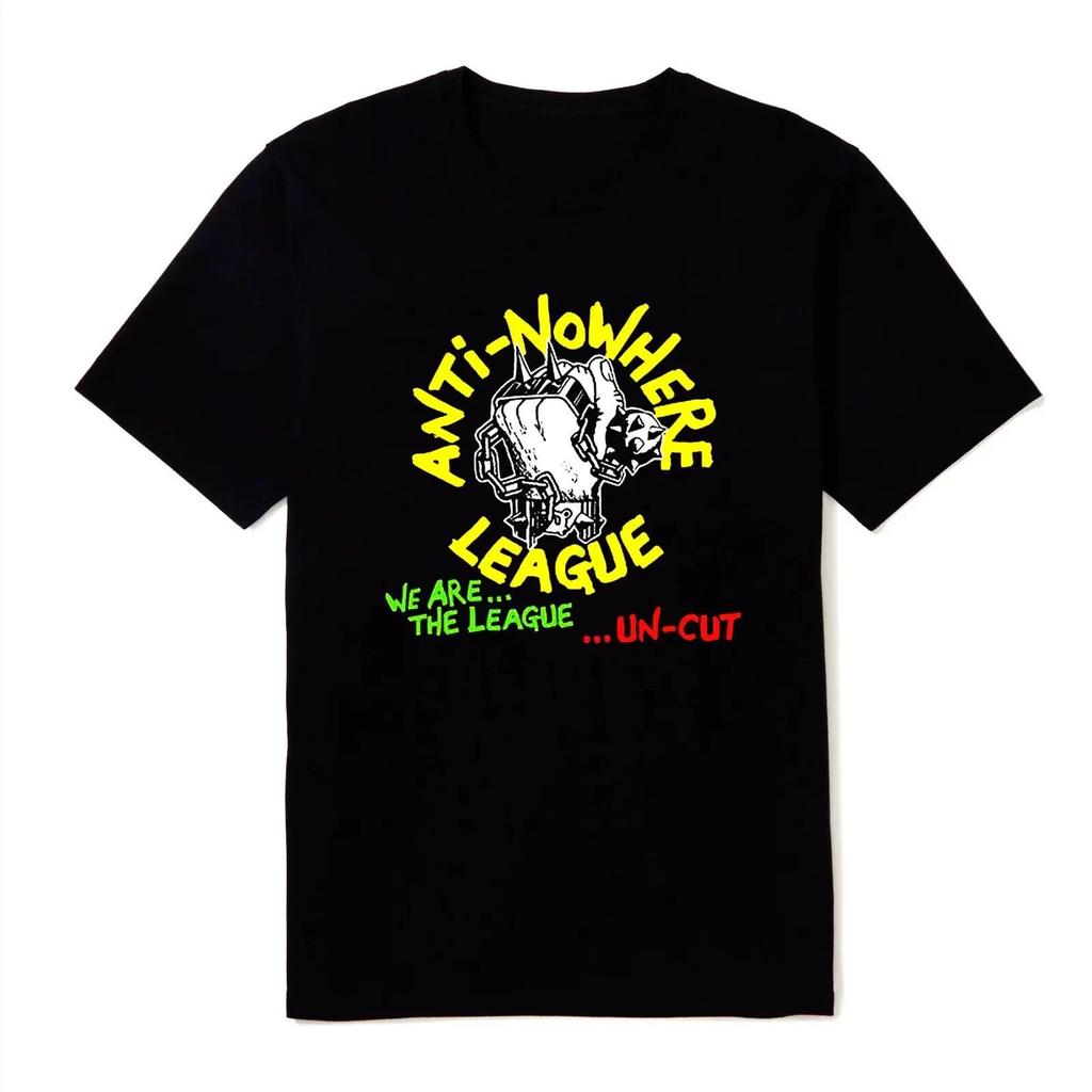 Anti Nowhere League Band Un Cut T-Shirt Men's Black Size S - CB335.webp