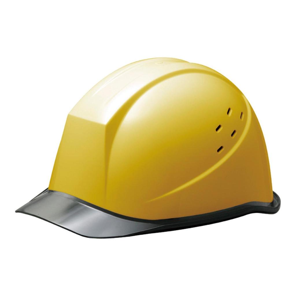 Рабочий прозрачный SC11PCLV KP в комплекте [Midori Anzen] Каска, ПК, Козырек, Вентилируемая, DR, ( футеровка), Желтый/Дымчатый