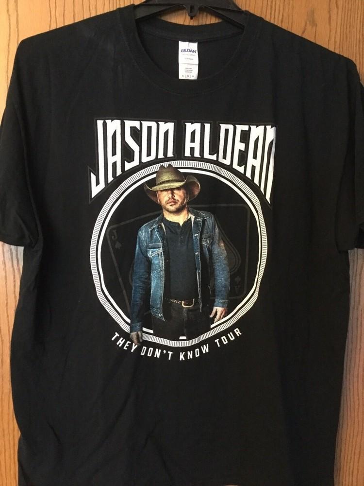 Jason Aldean They Don’t Know Cotton Shirt Unisex Concert S to 5XL EL394 Unisex T-Shirt