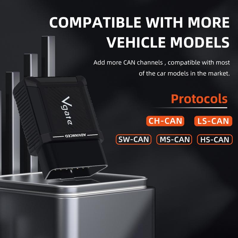 Vgate vLinker MS Upgrade ELM327 Bluetooth Support iOS/PC/Android Car Scanner OBD Auto Diagnostic Tool OBD 2 Scan PK ELM 327 V1 5