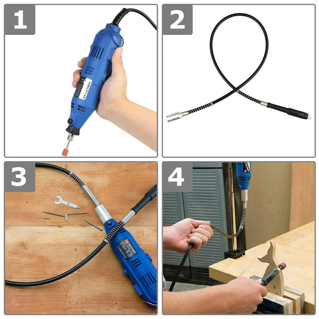 42 Inch Extension Flexible Shaft Rotary Drill Tool Drive Flex Shaft Attachment Rotary Grinder Tools For Grinding Polishing