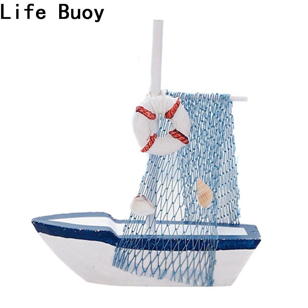 Стиль Подарки на День Рождения Судно Поделки Деревянные Украшения Корабля Морская Фигурка Модель Парусной Лодки