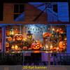 2D flat banner, 1 piece. Halloween garage banner, cute pumpkin lantern background, essential for a fun party.zyc