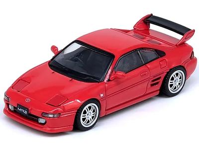 Inno Models 1/64 Масштаб Toyota MR2 (SW20) Красный Готовый Продукт MR2SW20-RED
