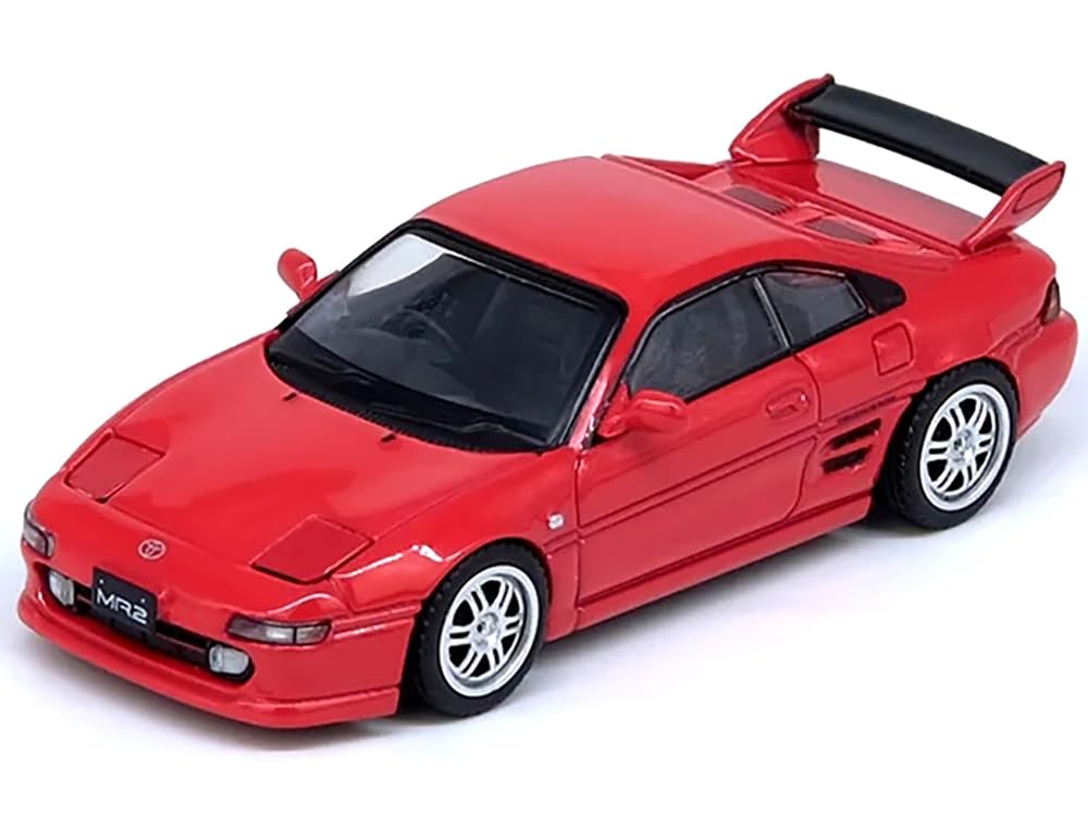 Inno Models Scale Toyota MR2 Red Finished Product 1/64 (SW20) MR2SW20-RED