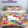 3pcs Hello Kitty Duvet Cover Set,  Includes 1 Duvet Cover and 1/2 Pillowcases (No Insert) yy251104242