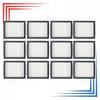 Hepa Filter Kit for Irobot Roomba E4 E5 E6 I3 I4 I5 I6 I7 I7+ I8 12 Pcs
