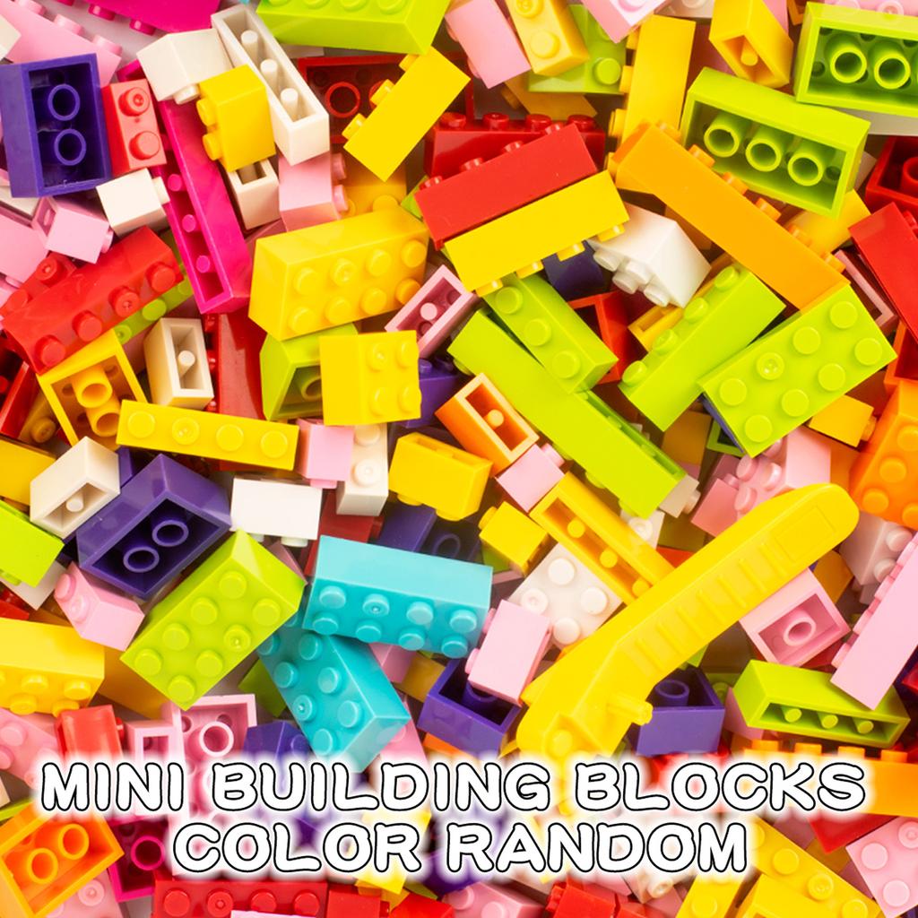 Small Particles Of Multi-Color Plastic Building Blocks To Build Compatible Lego Toy Creative Diy Puzzle Bulk Building Blocks