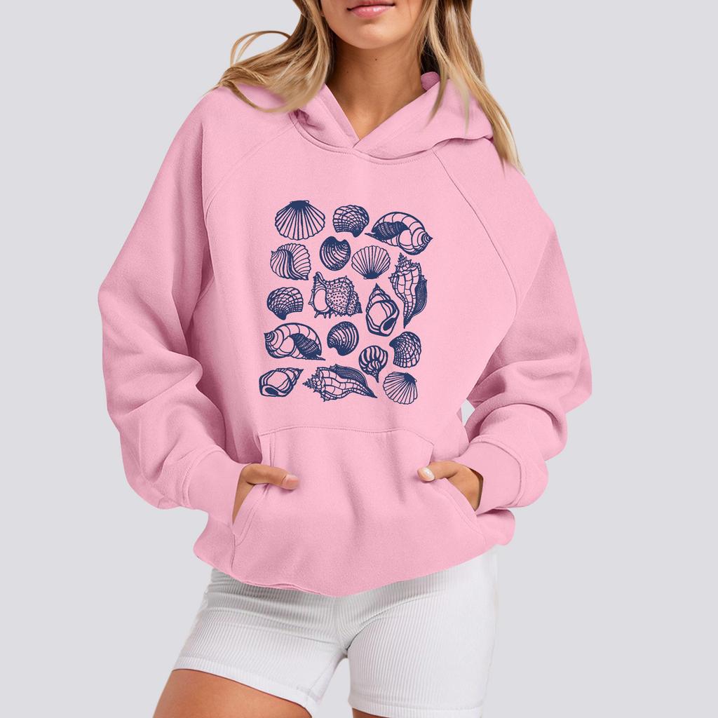 Толстовки для девочек-подростков с длинным рукавом и принтом букв, повседневные графические толстовки с капюшоном, пуловер с завязками, симпатичная толстовка большого размера