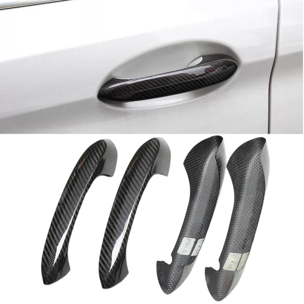 G20 G22 G23 Real Carbon Fiber Door Handle Grip Cover for BMW 3 Series G20 4 Series G22 G23