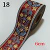 1 Meters Sewing Fabric Jacquard Ribbons Floral Embroidered Straps Woven Lace Trim Stylish