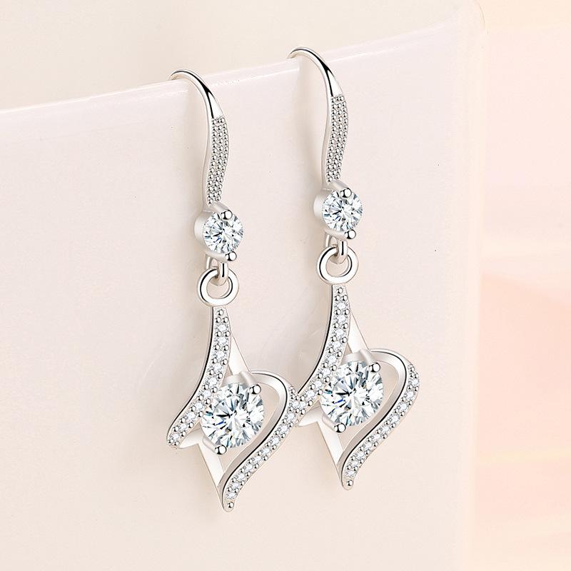 Lindon Zircon Copper Alloy Earrings Drop Earrings For Women Wedding Party Gifts