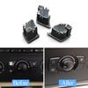 Car Dashbord Console Air Conditioner Button Switch Cover Replacement For BMW 1 3 X1 E81 E82 E87 E88 E90 E91 E92 E93 E84