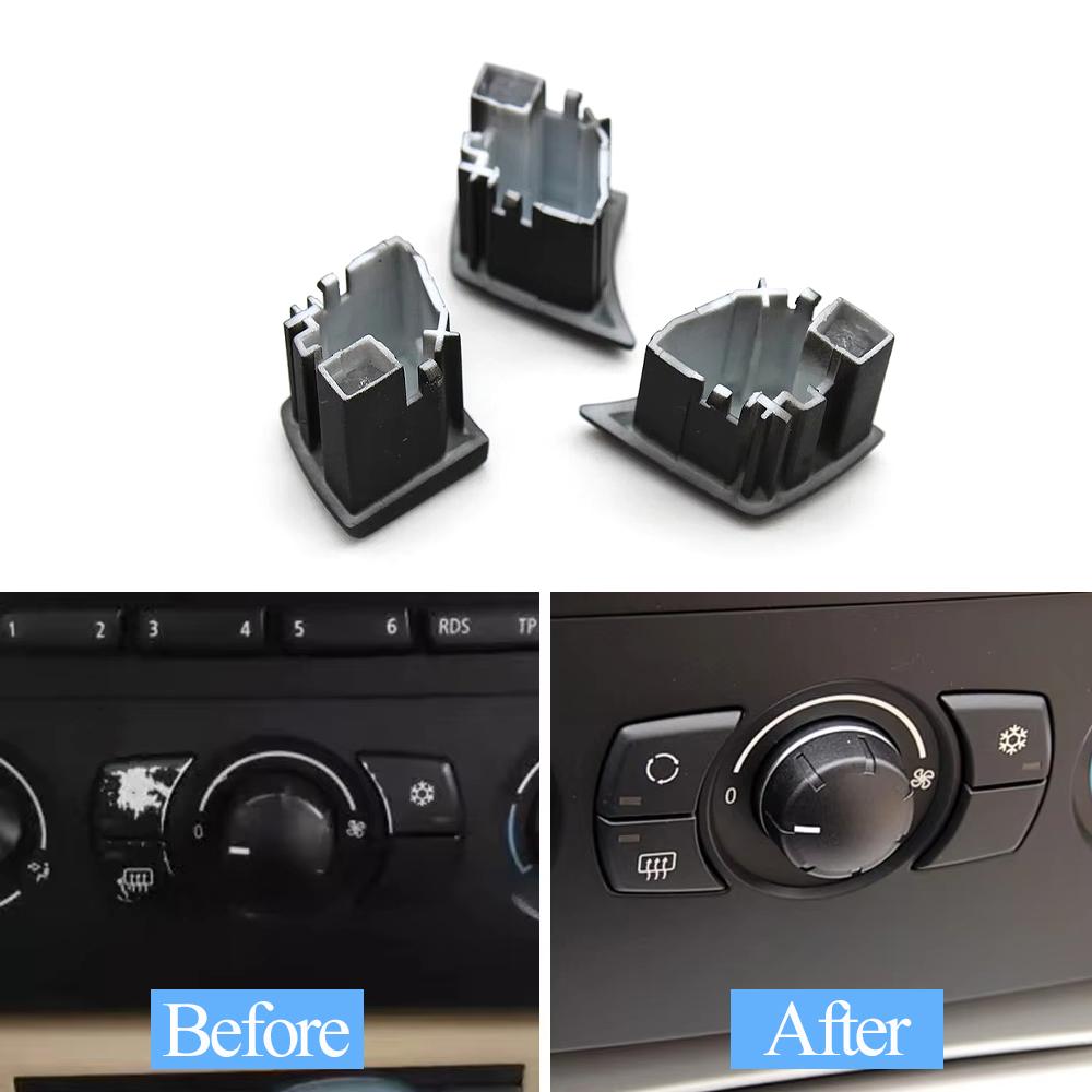 Car Dashbord Console Air Conditioner Button Switch Cover Replacement For BMW 1 3 X1 E81 E82 E87 E88 E90 E91 E92 E93 E84