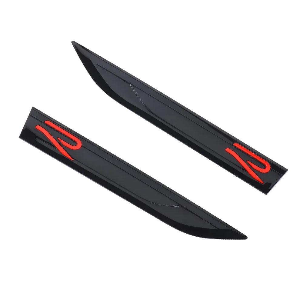 BPF1 2025 Hot 2Pcs ABS Logo Car Wing Right & Left Side Badge Fender Sticker For Volkswagen Polo GTI Bora Rline Jetta Golf 7 8 Tiguan lu2