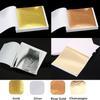 500PCS Sheets K Pure Genuine Gold Leaf Foil Sheet Gold for Art Crafts Design Gilding Framing Scrap