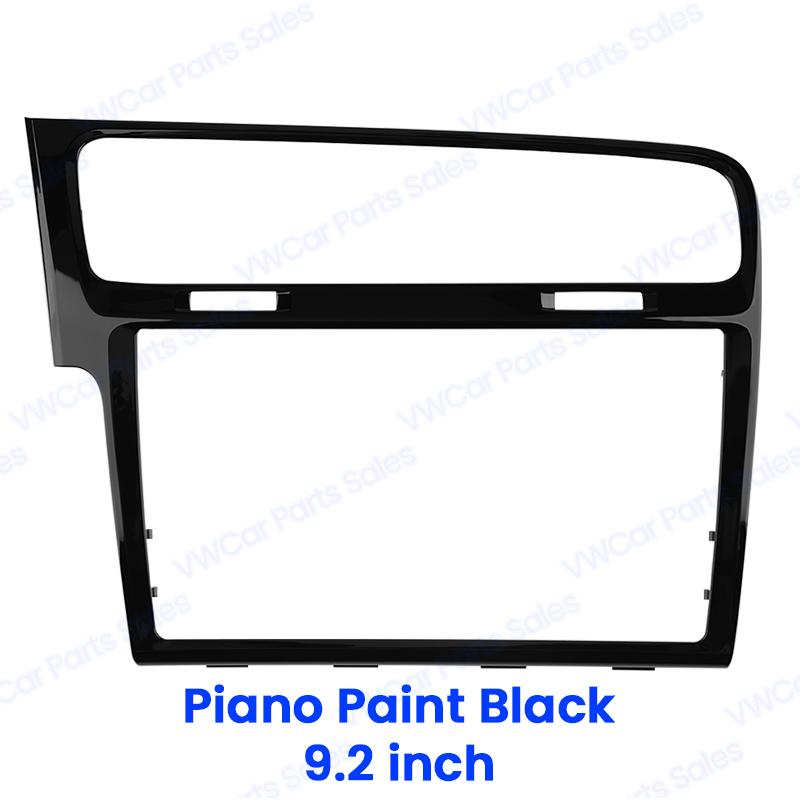 Рамка экрана MIB для VW Golf 7 MK7 Golf 7.5 MK7.5 OEM 8 дюймов/9,2 дюйма, черная рояльная панель MIB, рамка для радиоприемника, декоративная рамка