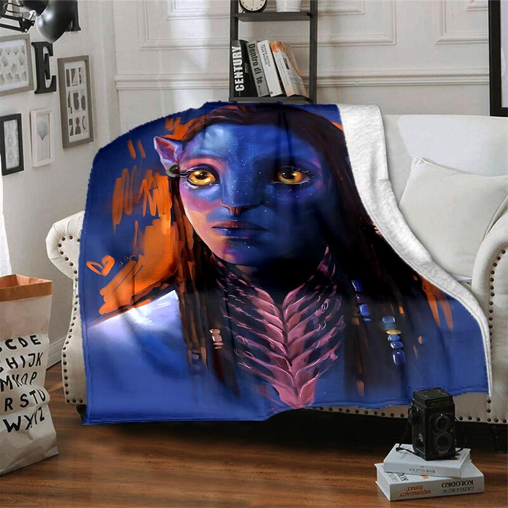 1Pc Mystical Warrior Portrait Blanket For Couch Bed Plush Cozy Fuzzy Blanket Super Soft Warm Blankets For Fall And Winter 0918280