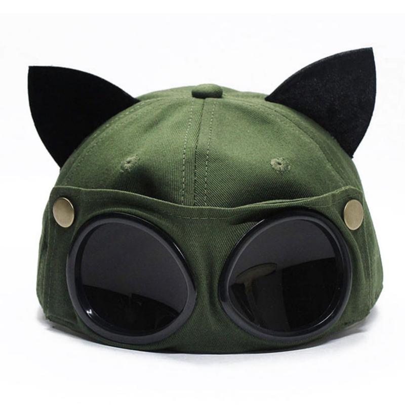Pilot Sunglasses Hat Concert Rave NightClub Bachelorette Party Novelty Wearing Glasses In Reverse Versatile Baseball Hat
