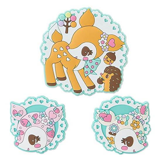 Набор резиновых зажимов Sanrio Humming Mint Mint (пэчворк)