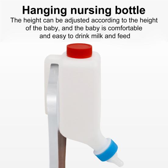 1/2/3/5 шт. бутылочек для молока ягненка с эргономичной ручкой, без BPA, четкая маркировка измерений, бутылочки для кормления козьего молока большой емкости